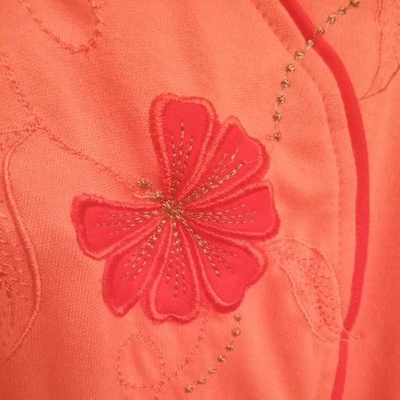 π FREE GIFT INCLUDED π Embroidered Summer Top Blouse 100% Cotton - Picture 9 of 12